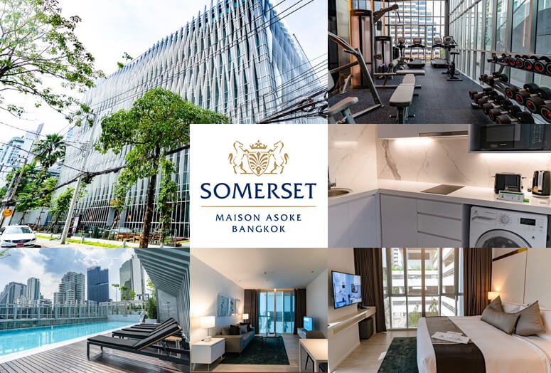 大人気のサービスアパート「サマーセット」がアソークに新規オープン！Somerset Maison Asoke Bangkok