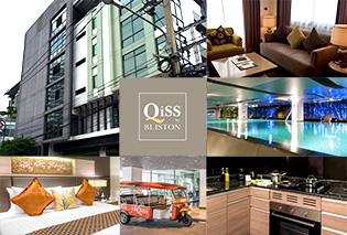 スクンビット42の奥という立地ながら、日本人入居率100％を誇るサービスアパート「QiSS Residence by Bliston」