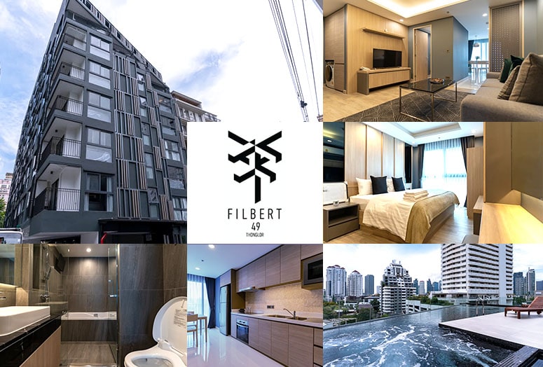 バンコク日本人街のど真ん中に新築サービスアパート「Filbert 49」がオープン！